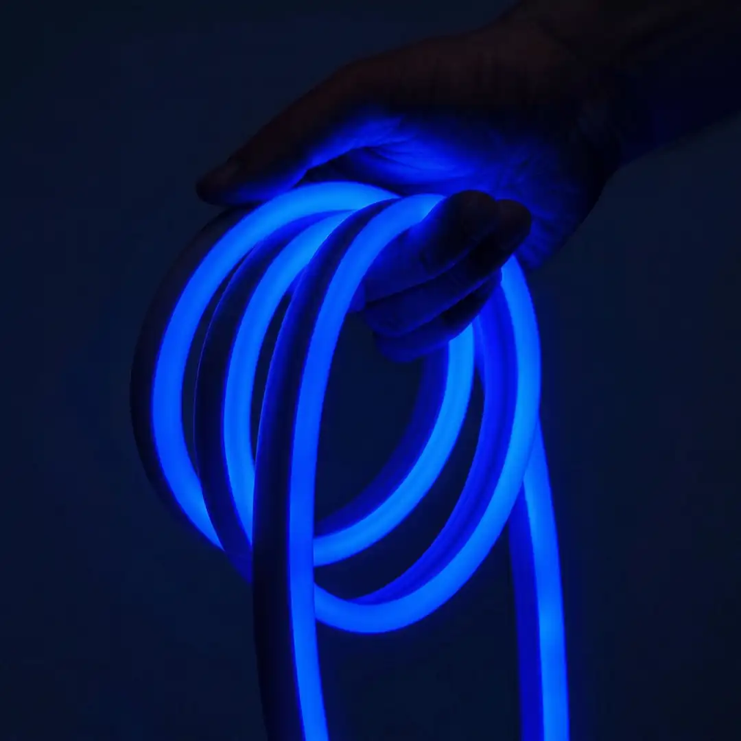 12 Volt Mavi Neon Şerit Led