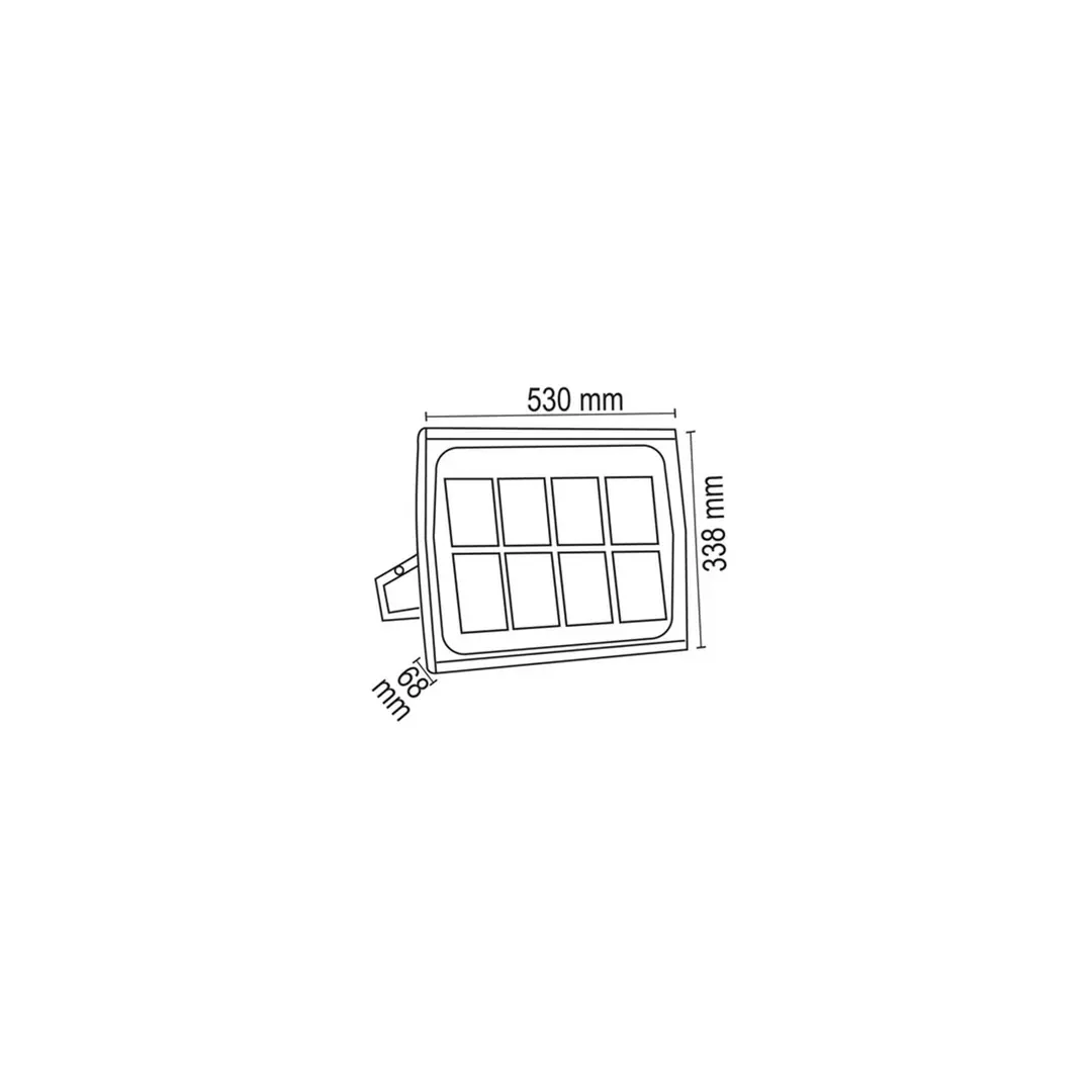 Smd Yüksek Watt Projektör 400W 6500K Beyaz FL-4001 - ek resim
