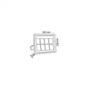Smd Yüksek Watt Projektör 400W 6500K Beyaz FL-4001 2