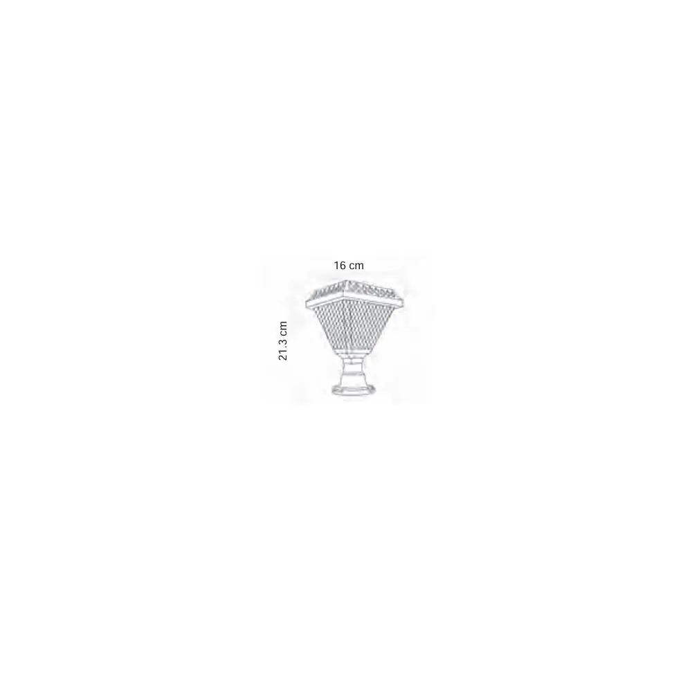 Forlife Solar Bahçe Armatürü 50W FL-3321 - ek resim