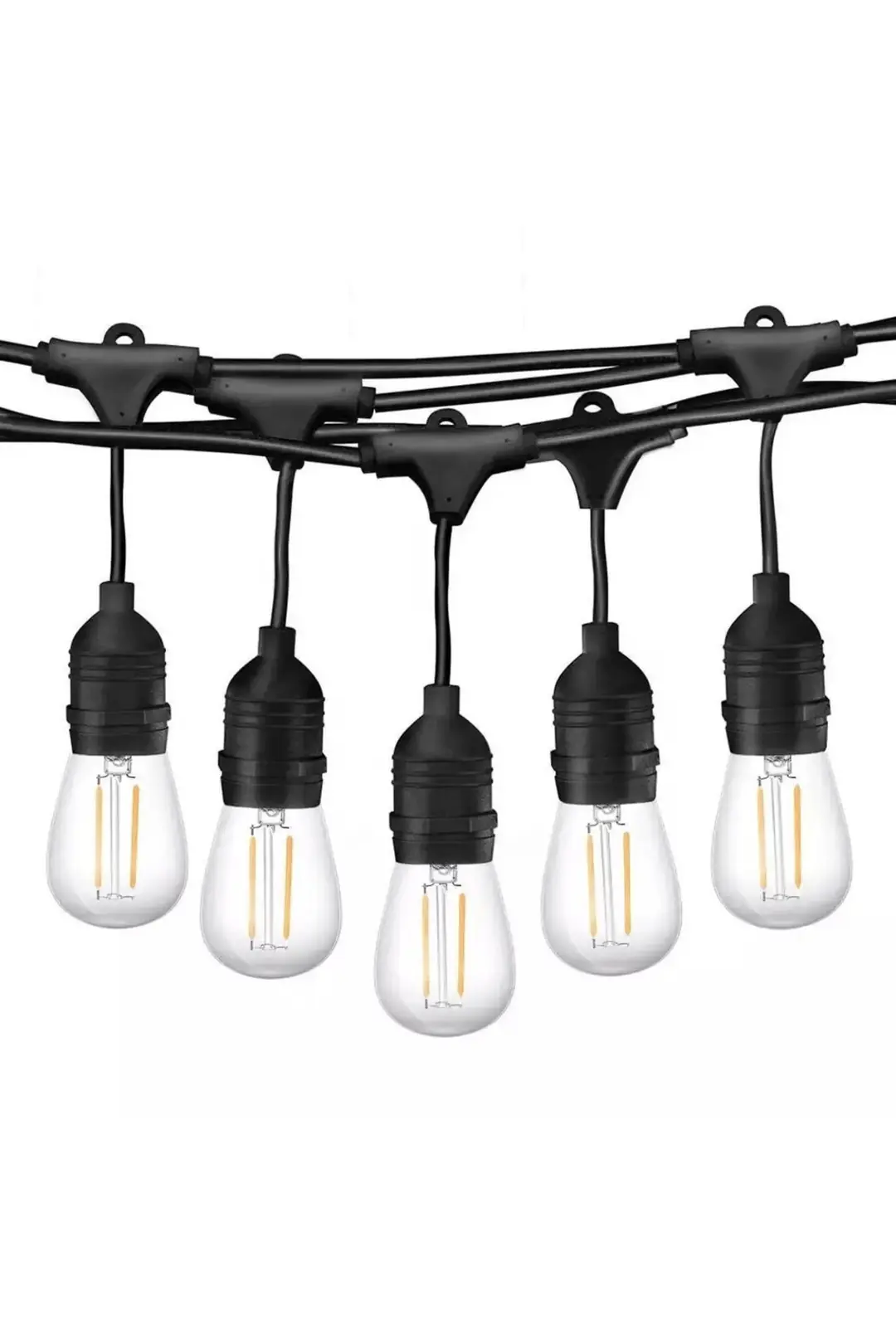 220V S14 Ampullü Bahçe Işık Seti 10 Metre 3000K | IP65