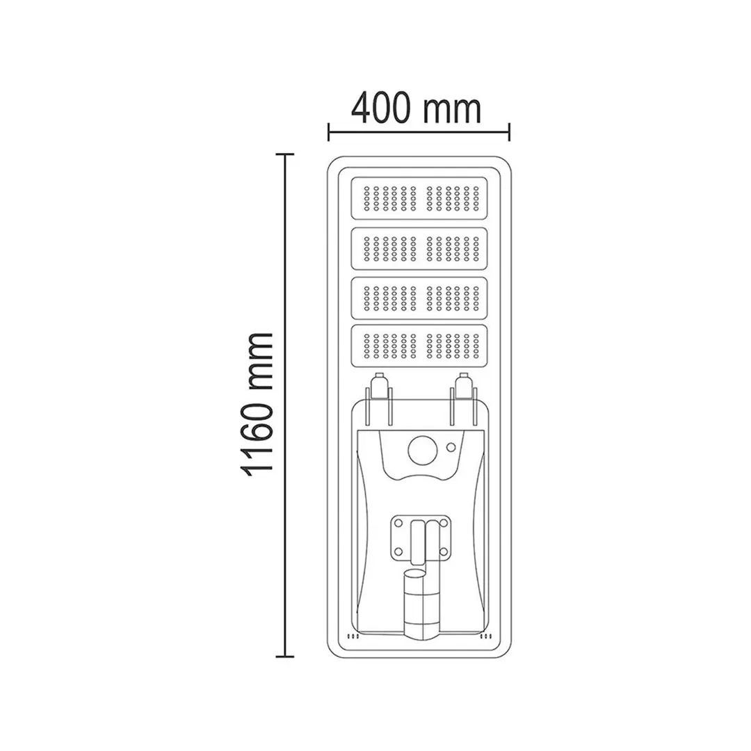 Forlife Solar Sokak Lambası 400W 6500k Beyaz FL-3186 - ek resim