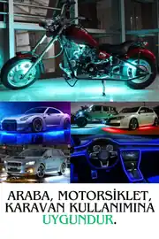12 Volt Naturel Beyaz Neon Şerit Led (1 cm) 7