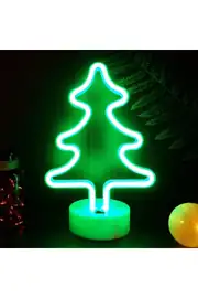 Çam Ağacı Neon LED Gece Lambası | USB ve Pilli 4