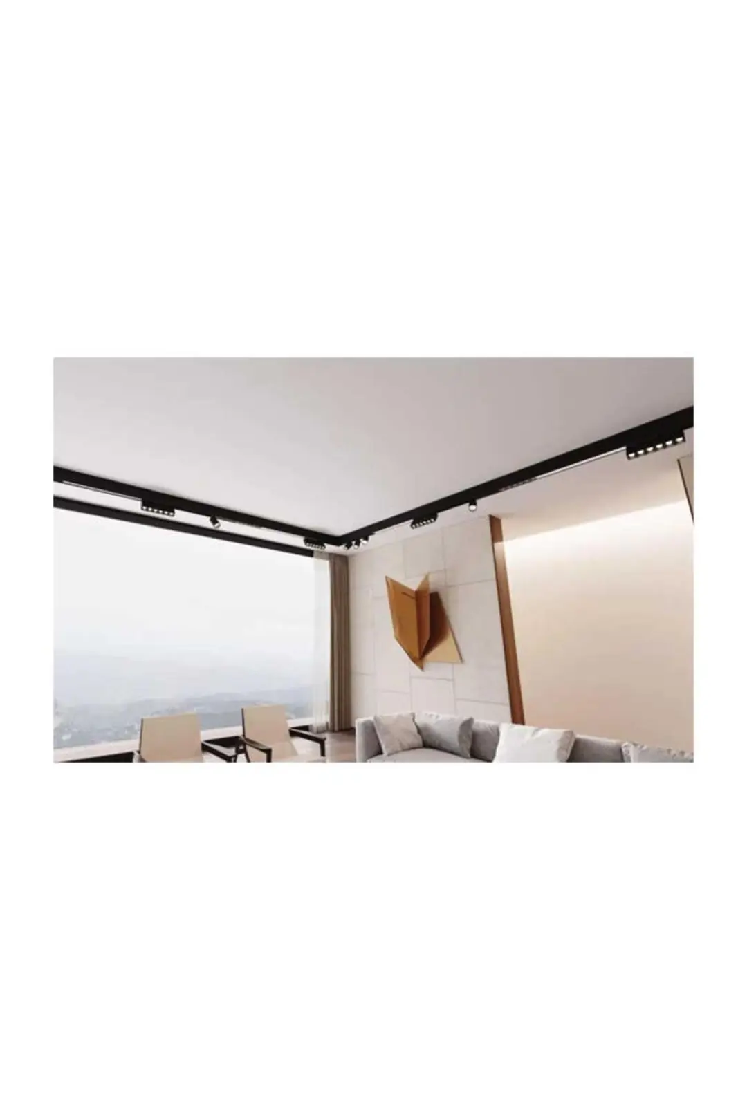 Forlife Beyaz Lensli Hareketli Magnet Armatür 6W 3200K Gün Işığı FL-6621 W - ek resim