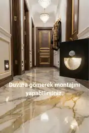 Forlife 3W Siyah Döküm Kasa Sensörlü Koridor Merdiven Aydınlatma FL-2291 S HS 6