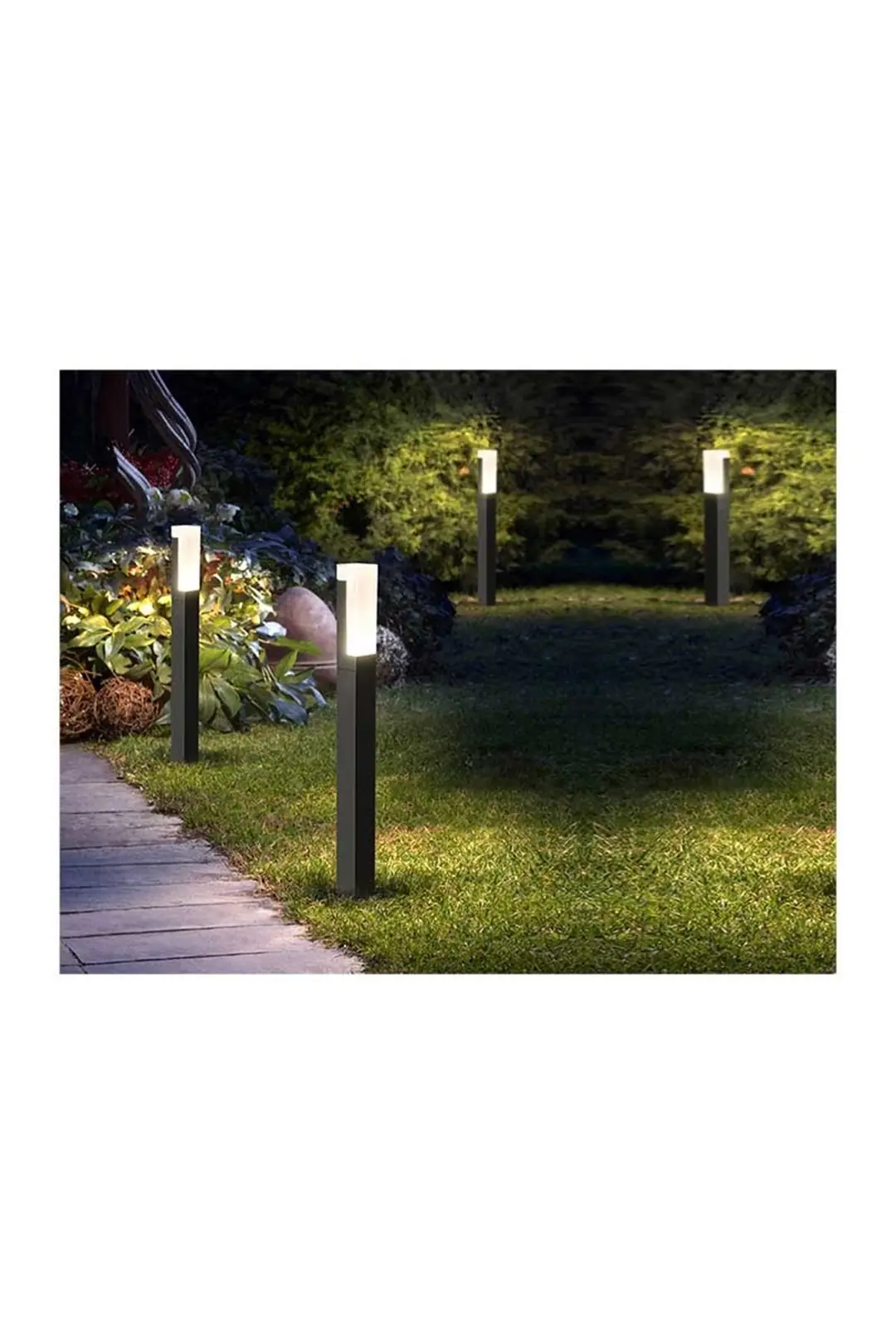 Forlife Bollard Bahçe Armatürü Ladin 40cm 10W 3200k Gün Işığı FL-1793 - ek resim
