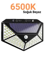 100 Ledli 6500K Solar Duvar Armatürü 5