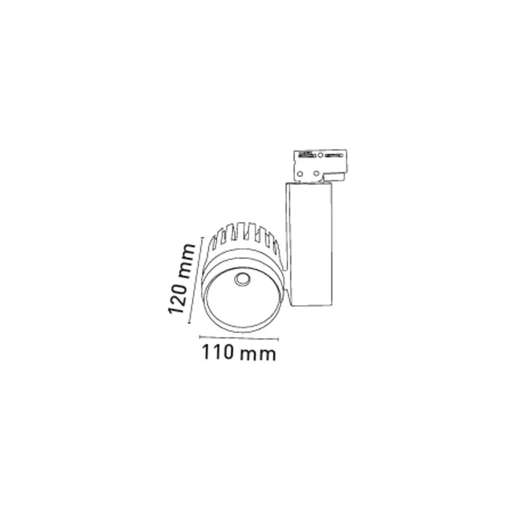 Forlife Ray Spot Armatür Siyah Kasa 35W FL-2270 S 3