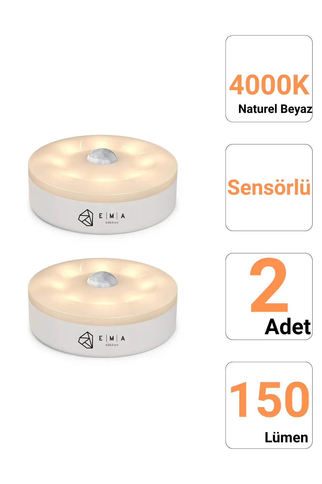 Sensörlü Led Kabin Işığı 4