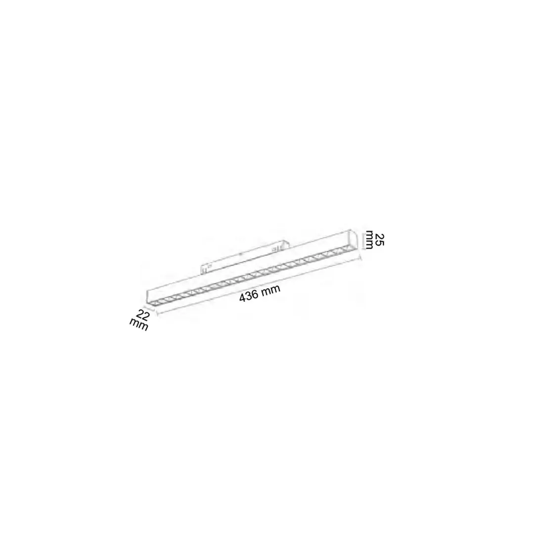 Forlife Siyah Kompakt Lensli Magnet Armatür 24W 3200k Gün Işığı FL-6614 - ek resim