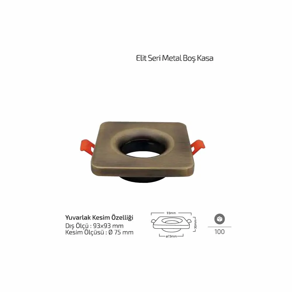 Forlife Elit Metal Boş Spot Kasa Eskitme FL-1903 E - ek resim