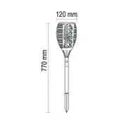 Forlife 15W Solar Alev Efektli Meşale FL-3237 5