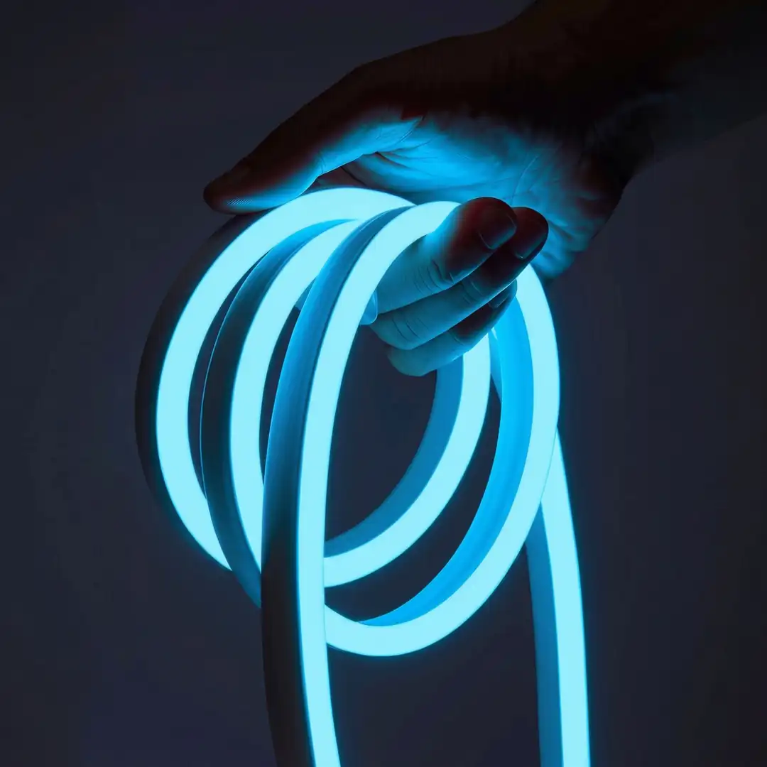 12 Volt Buz Mavisi Neon Şerit Led