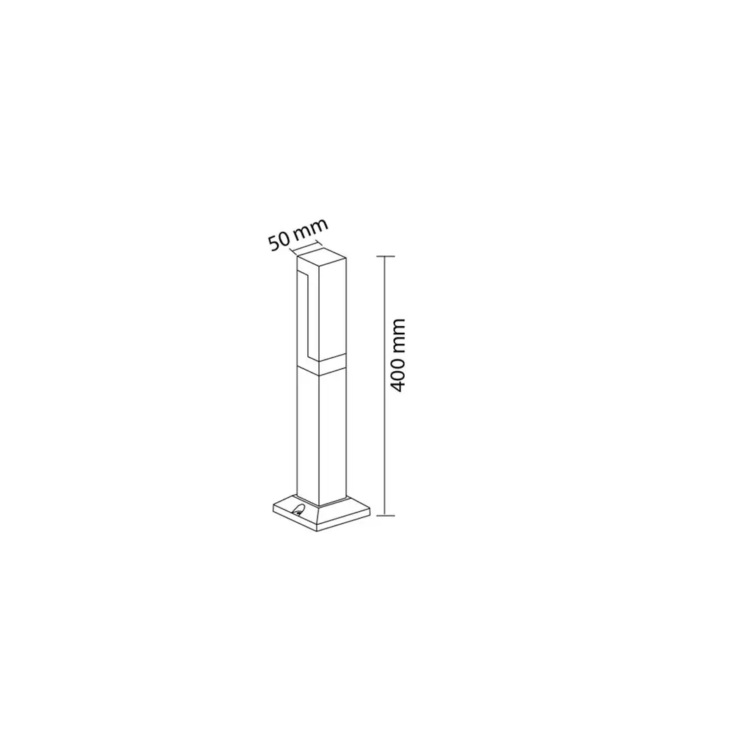 Forlife Bollard Bahçe Armatürü Ladin 40cm 10W 3200k Gün Işığı FL-1793 3