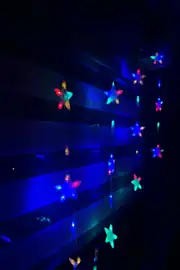 RGB Yıldız Perde Led 136 LED | Kumandalı, Çok Renkli 4