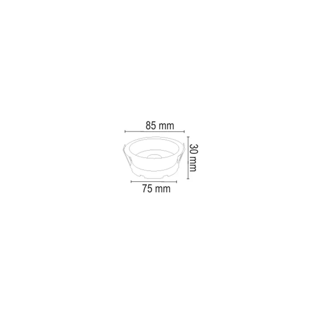 Forlife Profesyonel Downlight Spot 9W FL-2014 Br - ek resim