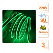 220 Volt Yeşil Neon Şerit Led 2