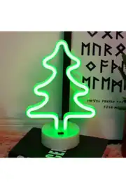 Çam Ağacı Neon LED Gece Lambası | USB ve Pilli 3