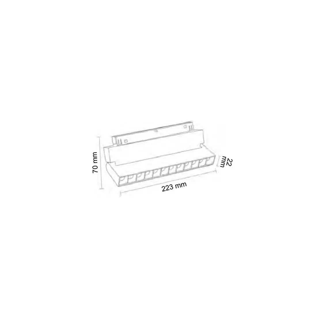 Forlife Magnet Armatür 12W 4000K Siyah | FL-6622 2