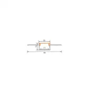 Forlife Alüminyum Profil Trimles 17 Mm Gümüş 3 Metre FL-8532 2