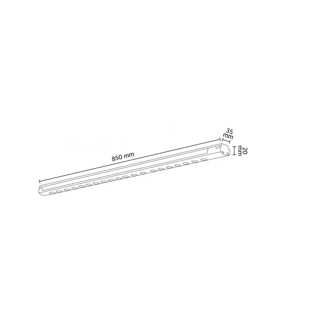 Forlife Kompakt Lensli Pro Magnet Armatür 30W 3200k Gün Işığı FL-5412 - ek resim