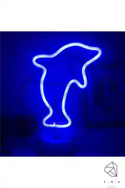 Yunus Neon LED Gece Lambası | USB ve Pilli 4