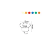 Forlife Zemin Armatürü 3w 6500k Beyaz FL-2092 2