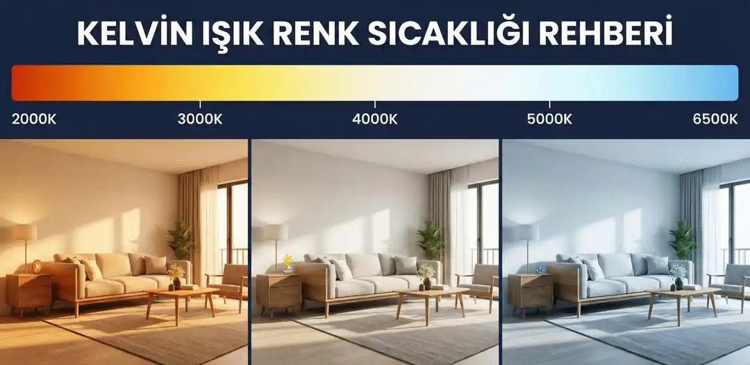 Kelvin ile Işık Renk Sıcaklığı: Doğru Aydınlatma Seçimi