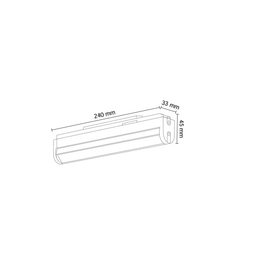 Forlife Kompakt Lensli Hareketli Pro Magnet Armatür 12W 3200k Gün Işığı FL-5431 - ek resim