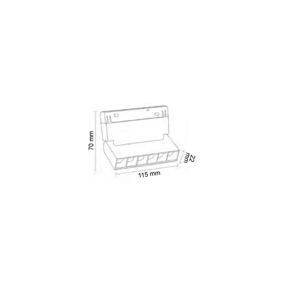 Forlife Magnet Armatür 6W 3200K Silver | FL-6621 S - ek resim