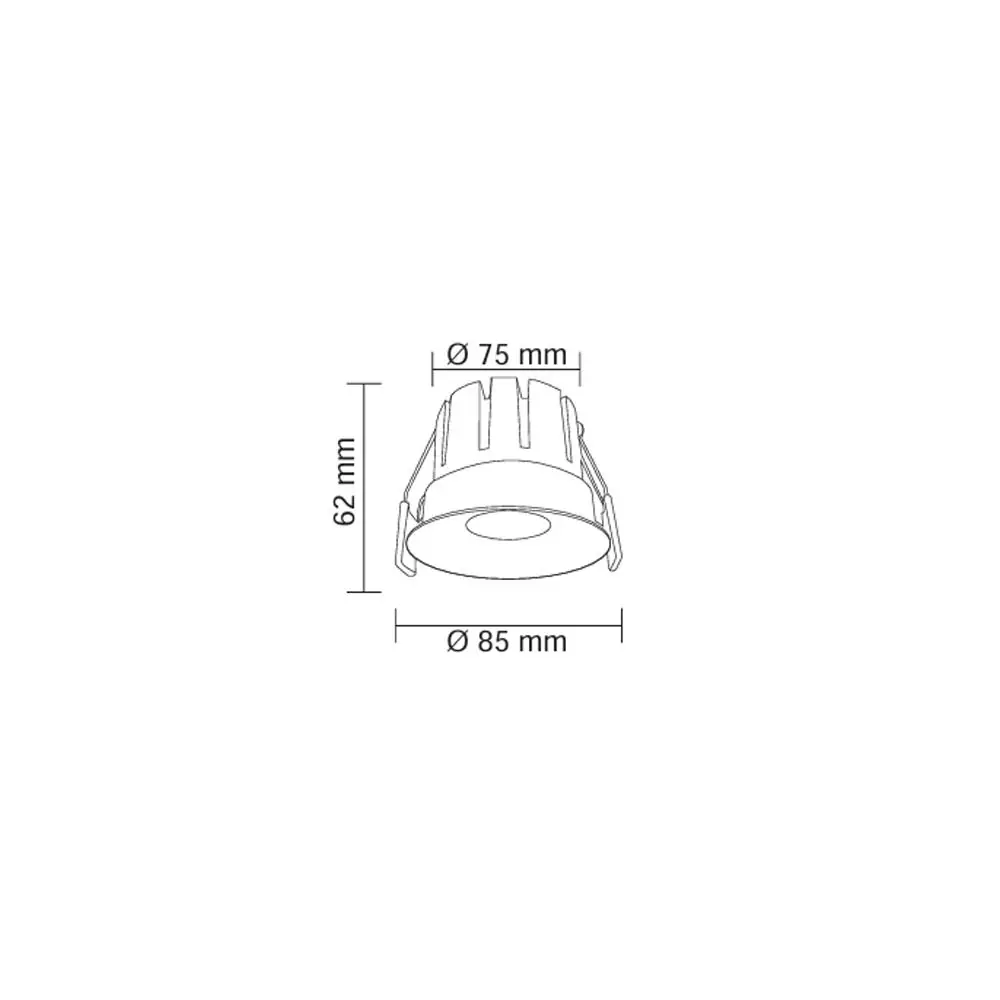 Forlife Premium Downlight Spot Yuvarlak Rose Kasa 9W FL-2077 R 2