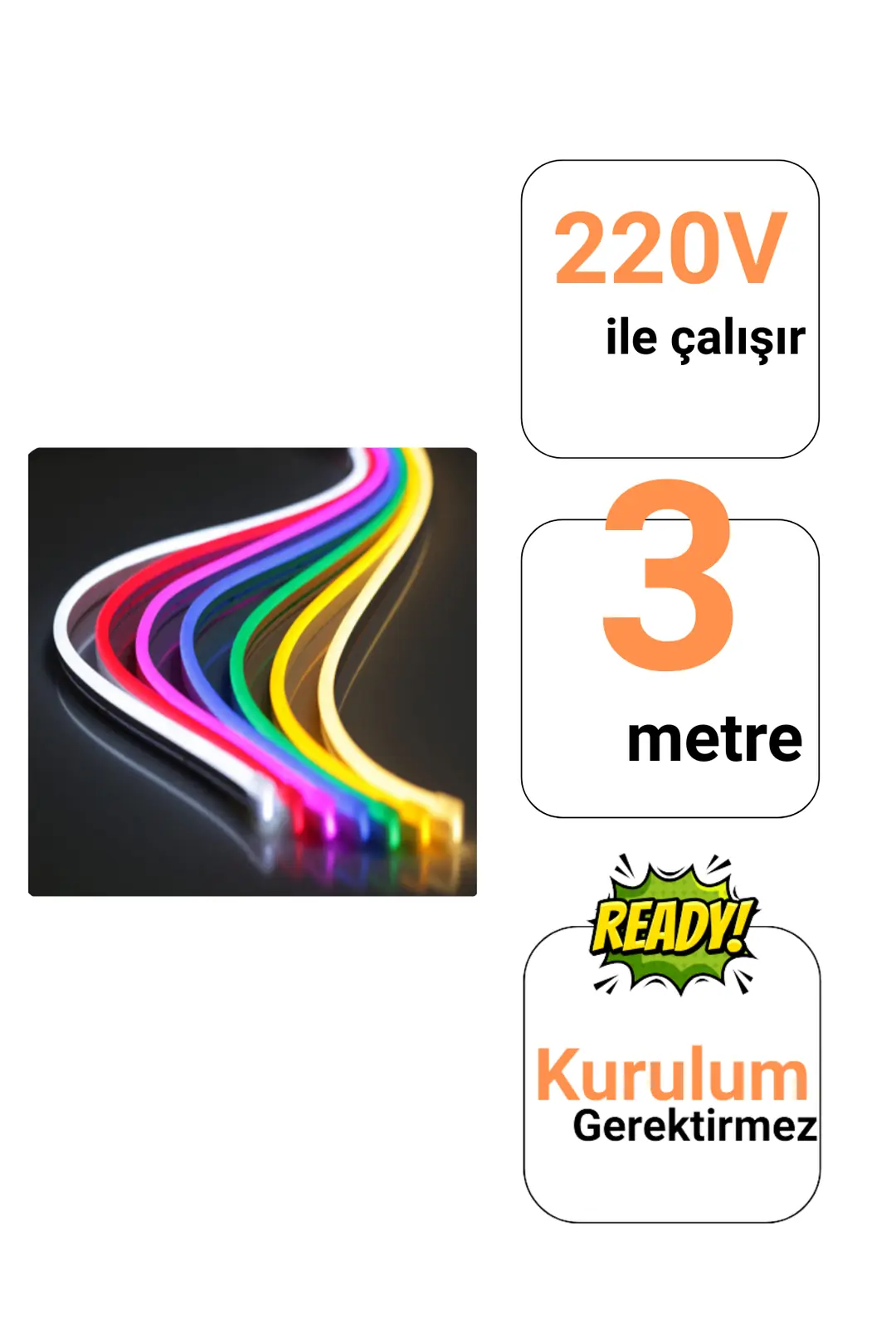 220 Volt RGB Neon Led
