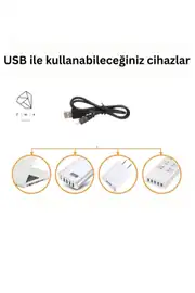 Geyik Neon LED Gece Lambası | USB ve Pilli 4