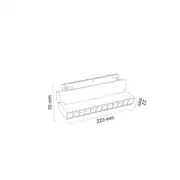 Forlife Magnet Armatür 12W 3200K Beyaz | FL-6622 W 2