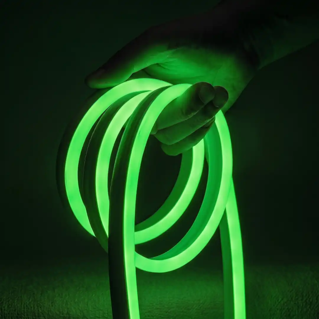 12 Volt Yeşil Neon Şerit Led