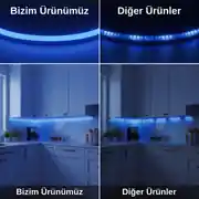 12 Volt Mavi Neon Şerit Led 2