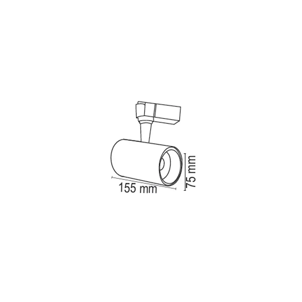 Forlife Ray Spot Armatür Beyaz Kasa 30W FL-2274 B - ek resim