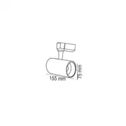 Forlife Ray Spot Armatür Beyaz Kasa 30W FL-2274 B 2