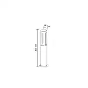 Forlife Bollard Bahçe Armatürü Kavak 80cm 12W 3200k Gün Işığı FL-1788 2