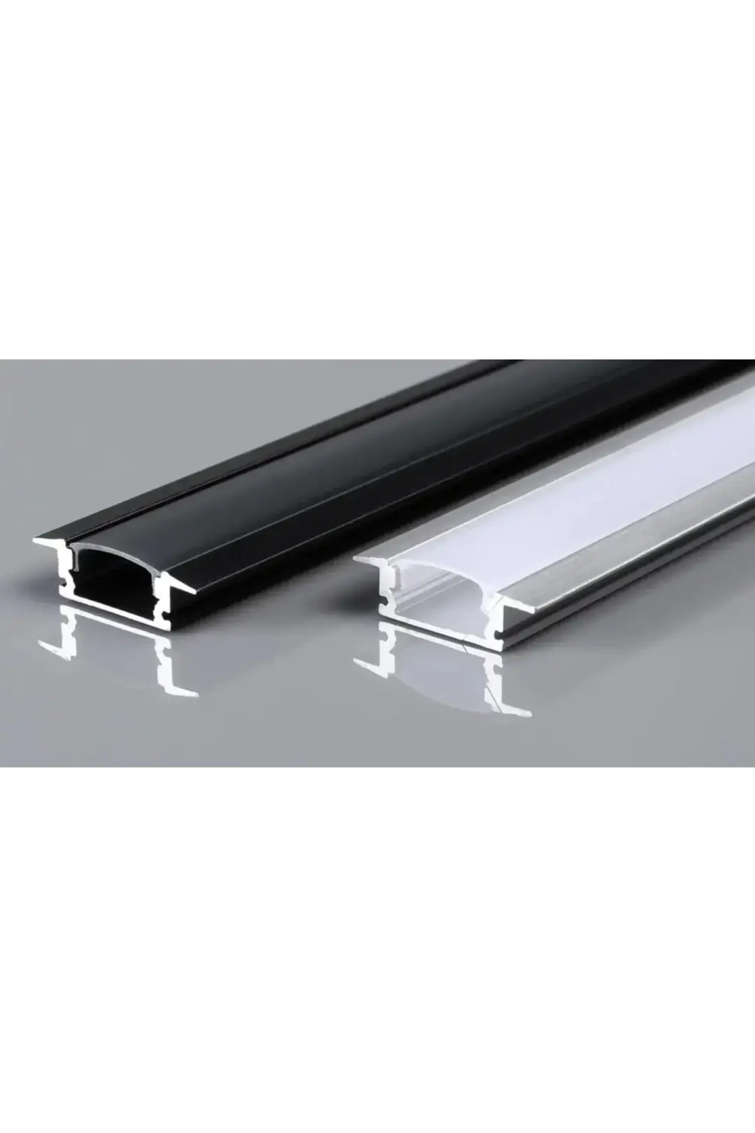 17 mm Sıva Altı Alüminyum LED Profili 3 Metre | Gümüş
