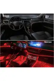 Araç Içi Neon Rgb Araç Içi Led Ip Neon Led 6
