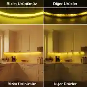 12 Volt Limon Sarısı Neon Şerit Led 2