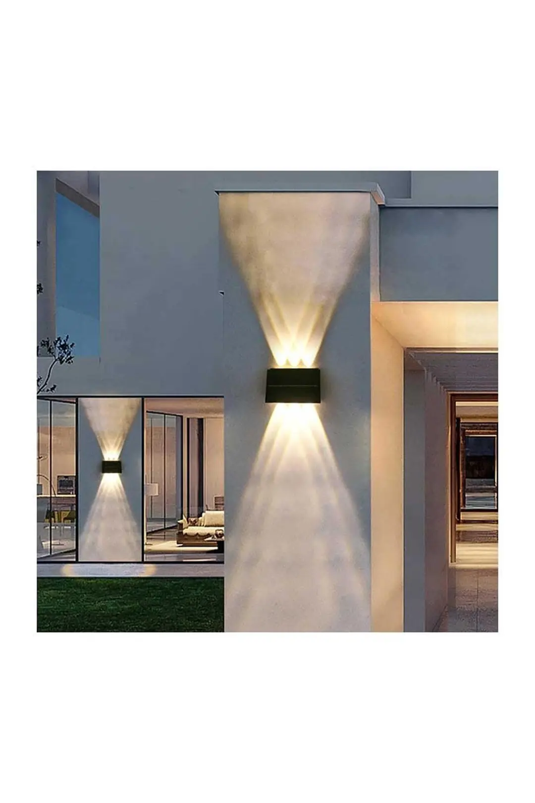 Forlife 12W Solar Çift Yönlü Duvar Apliği FL-3192 3